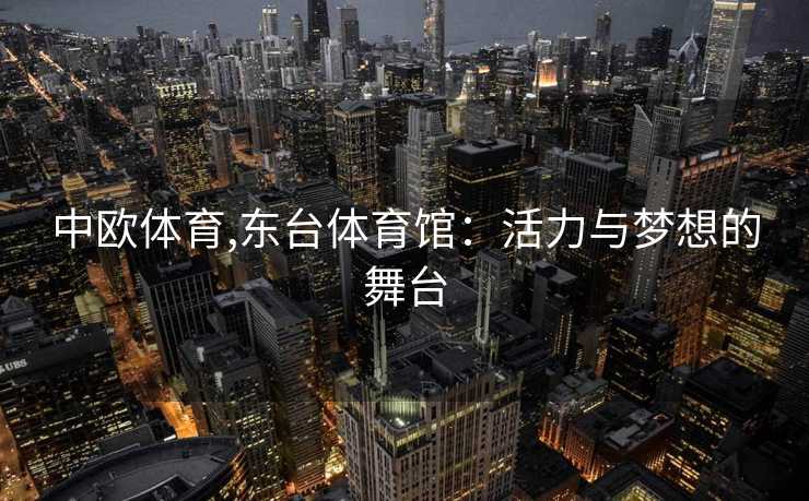 中欧体育,东台体育馆:活力与梦想的舞台