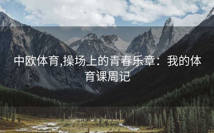 中欧体育,操场上的青春乐章：我的体育课周记