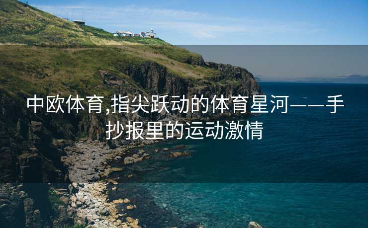 中欧体育,指尖跃动的体育星河——手抄报里的运动激情