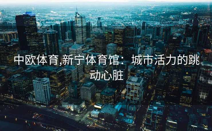 中欧体育,新宁体育馆：城市活力的跳动心脏
